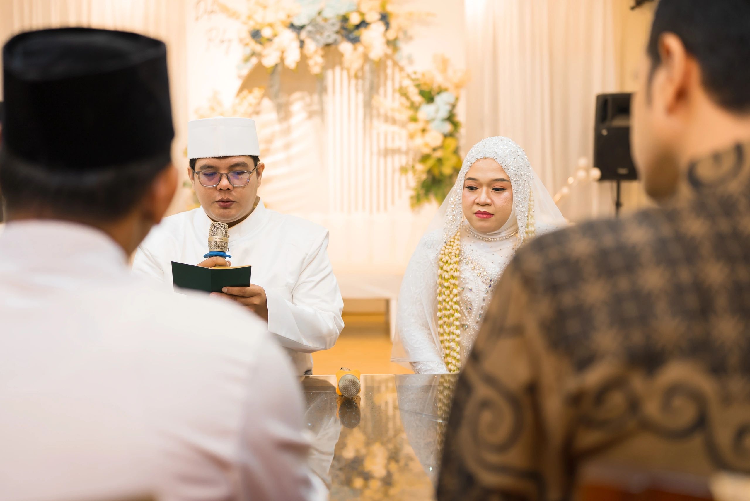 Wedding ceremony moment